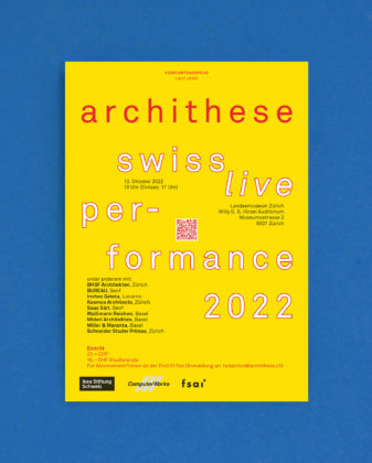 saas architectes genève - Swiss Performance 2022